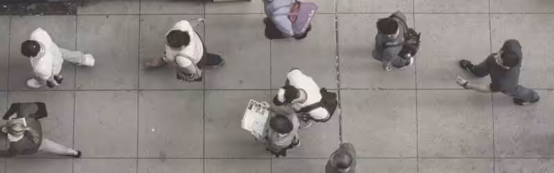 People walking in a street