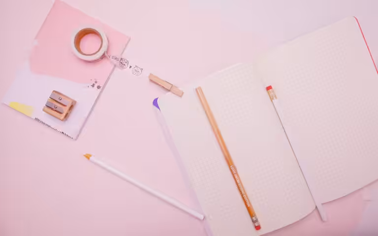 notebook-washi-tape-cat-pencil-studio-cotton-youtube-seo