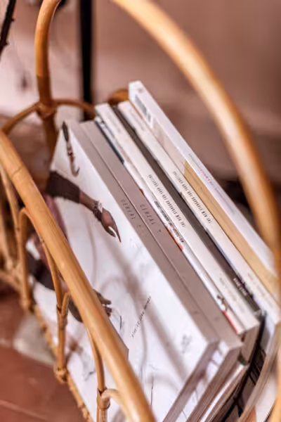 Mainstream media like these print magazines.
