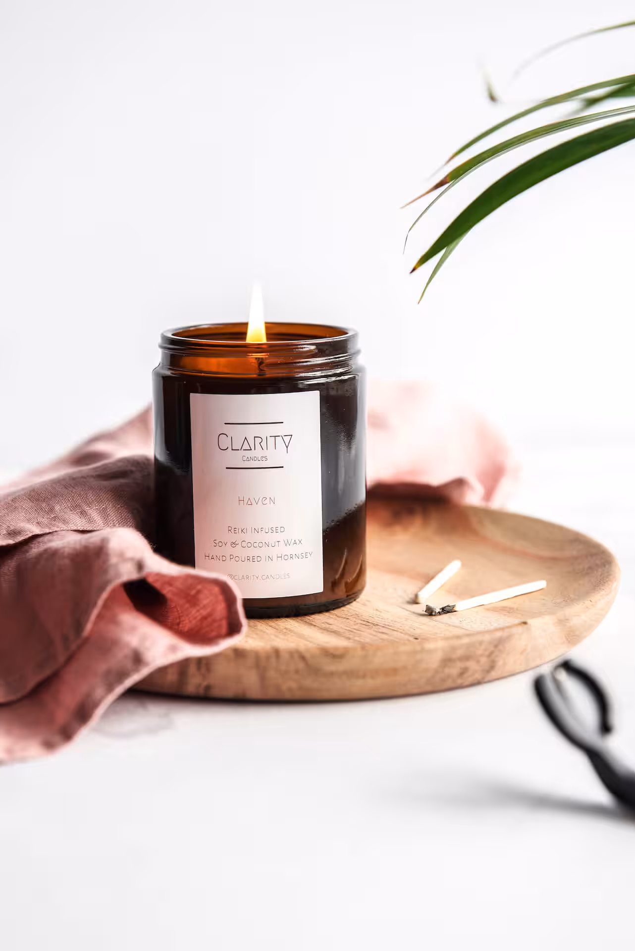 After product shot by Weronika of a Clarity Candles product