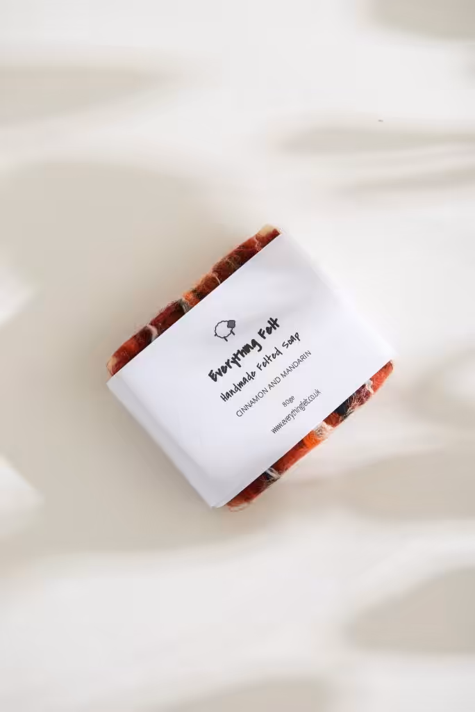 After picture of A bar of 'Everything Felt' Soap