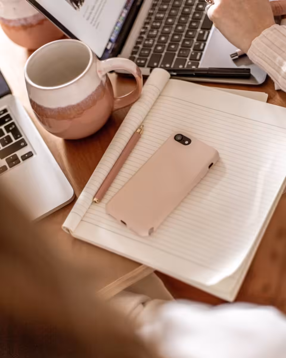 Busy working desk.