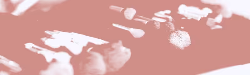 Makeup brushes.
