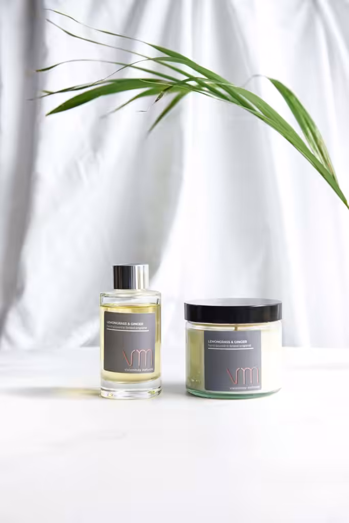 After picture: Two products from Vivian May Naturals 