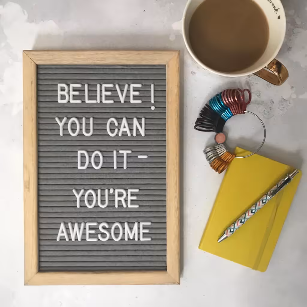 Believe! You can do it - you're awesome.