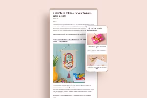 Meloca Designs Studio Cotton Blogging