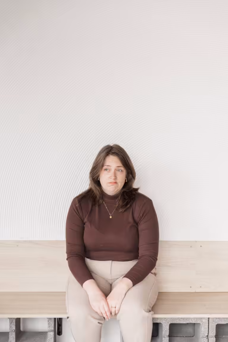 Studio Cotton founder Aime looking depleted.