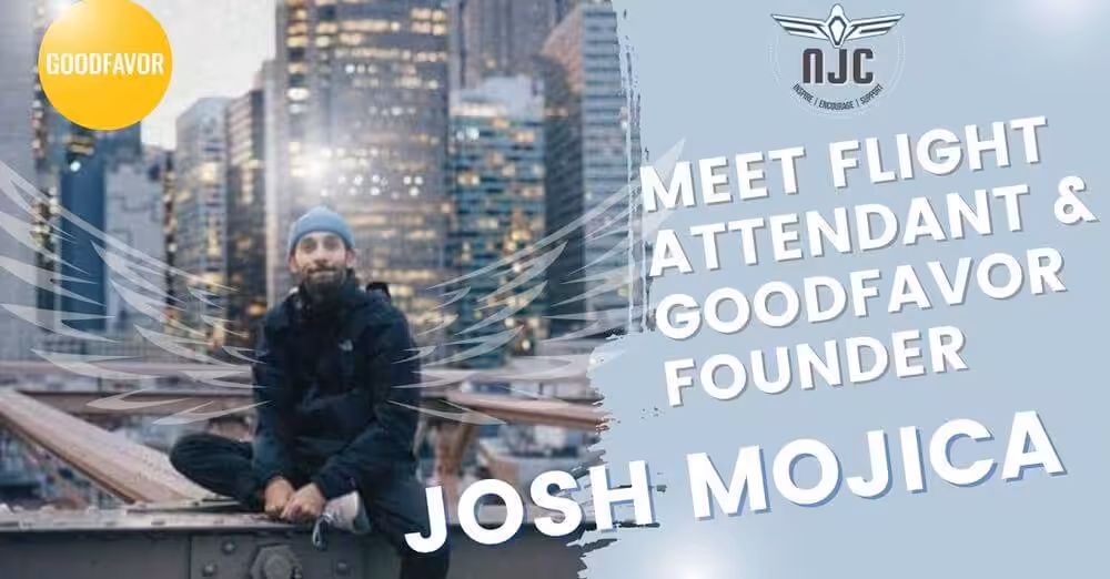 GoodFavour Banner: Meet Flight Attendant & GoodFavour Founder Josh Mojica